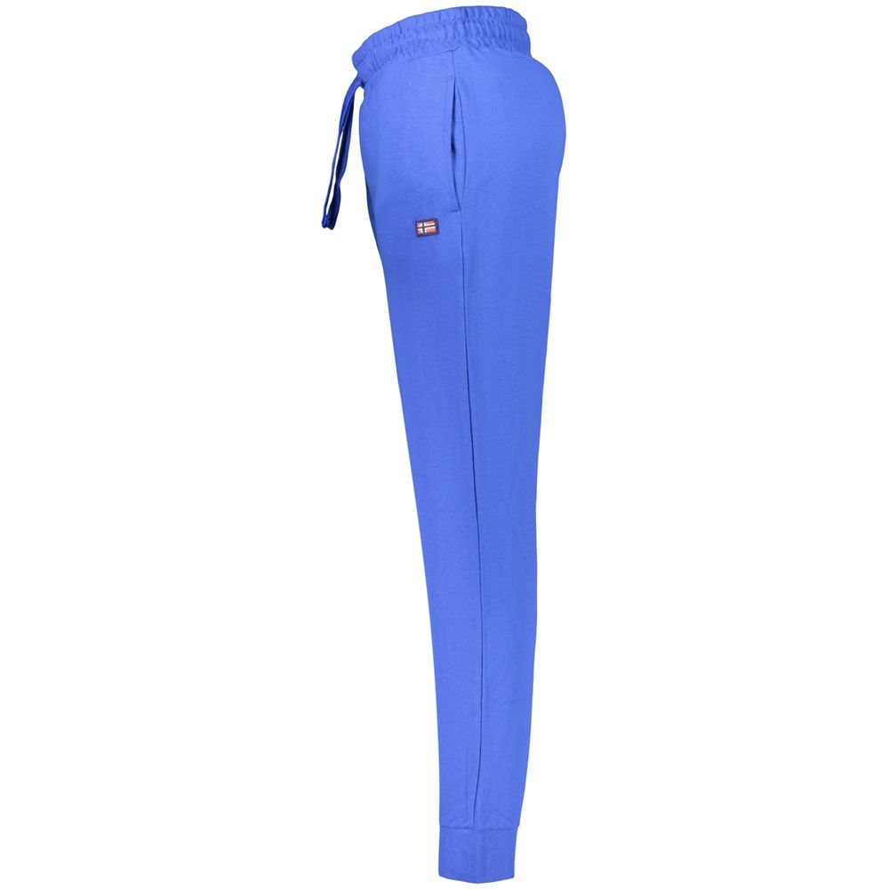 Joggers by Norway 1963 for men in cotton polyester beige, blue & signature features an refined tailoring silhouette, showcasing a premium with a and long cut for a refined tailoring look.