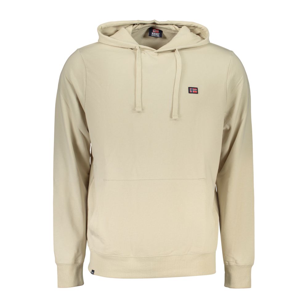 Hooded Sweatshirt Hoodie by Norway 1963 for men in cotton beige showcases a city-ready silhouette, artfully detailed with a signature hooded neckline and for a city-ready finish.
