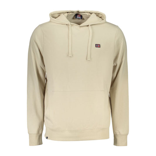 Hooded Sweatshirt Hoodie by Norway 1963 for men in cotton beige showcases a city-ready silhouette, artfully detailed with a signature hooded neckline and for a city-ready finish.