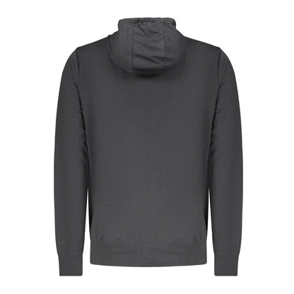 Hooded Sweatshirt Hoodie by Norway 1963 for men in cotton black features a slouchy chic silhouette, detailed with a slouchy chic and a signature hooded neckline for an elevated aesthetic.