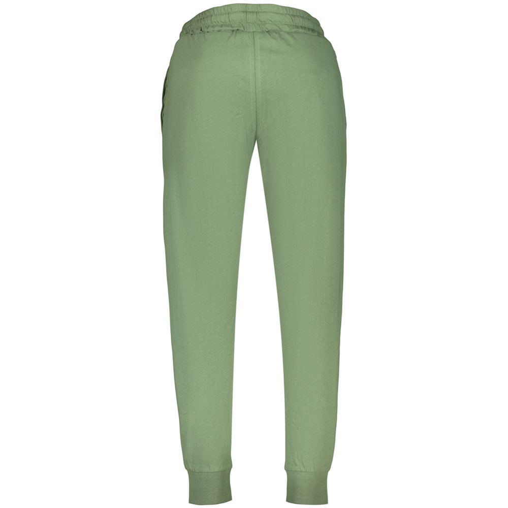 Joggers by Norway 1963 for men in cotton green presents a tailored silhouette, showcasing a tailored athletic and long cut with a refined for a truly tailored aesthetic.