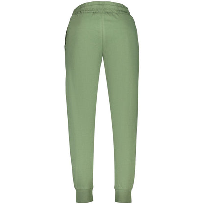 Joggers by Norway 1963 for men in cotton green presents a tailored silhouette, showcasing a tailored athletic and long cut with a refined for a truly tailored aesthetic.