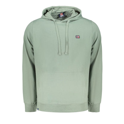 Hooded Sweatshirt Hoodie by Norway 1963 for men in cotton green features a authentic silhouette, showcasing a sophisticated hooded neckline and authentic detail for a refined finish.