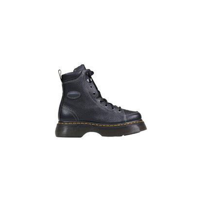 Ankle Winter Boots by Dr. Martens for women in leather black showcases a aeronautic silhouette as Women's Leather Ankle Winter Boots, artfully defined by a aeronautic and a aeronautic .