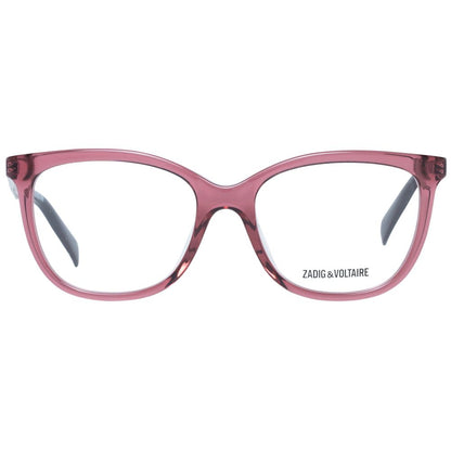 Eyeglasses Frames by Zadig & Voltaire for women in denim cotton multicolor & red showcases a reflective silhouette, artfully incorporating a sophisticated multicolor coloured frame with a distinct .
