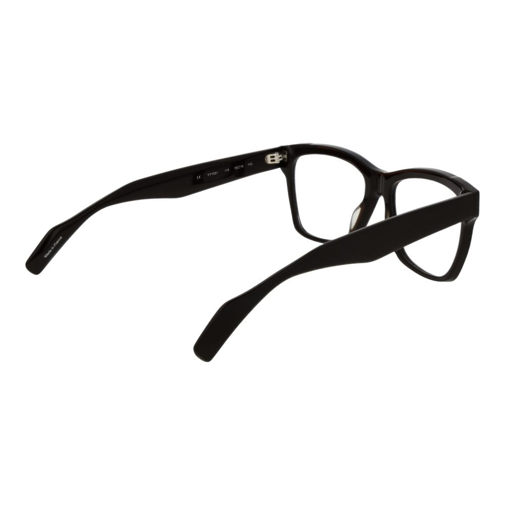 Eyeglasses Frames by Yohji Yamamoto for unisex in plastic and brown showcases a refined silhouette, detailed with a brown coloured frame finish and a sophisticated full-frame frame design.