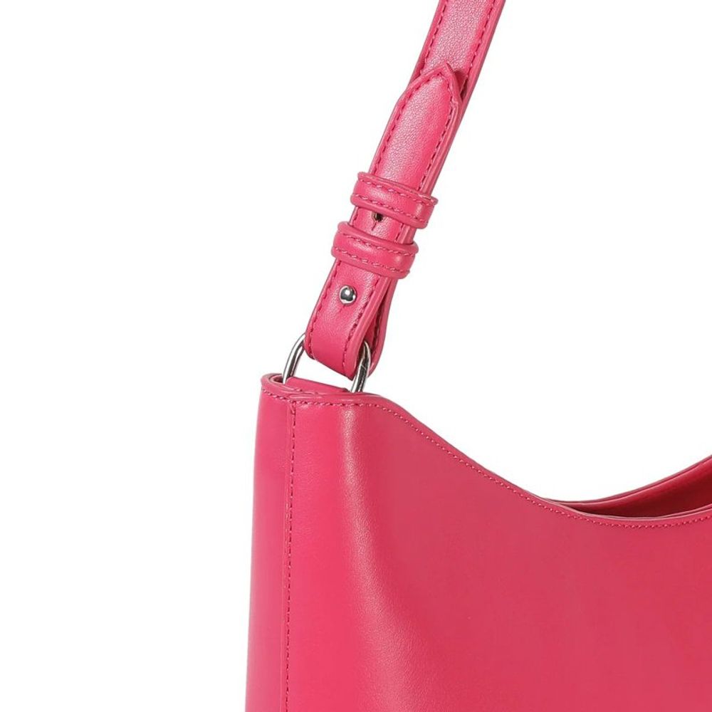 MIRIADE Polyethylene & Polyurethane Shoulder Bag - Black