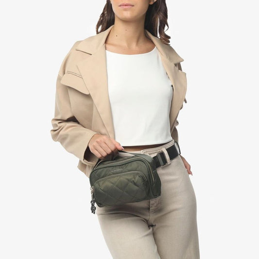 MIRIADE Nylon Crossbody Handbag - Military Green