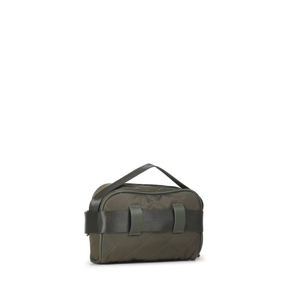 MIRIADE Nylon Crossbody Handbag - Military Green