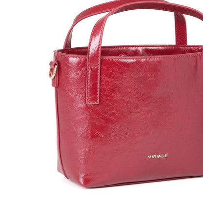 MIRIADE Polyethylene & Polyurethane Handbag - Red