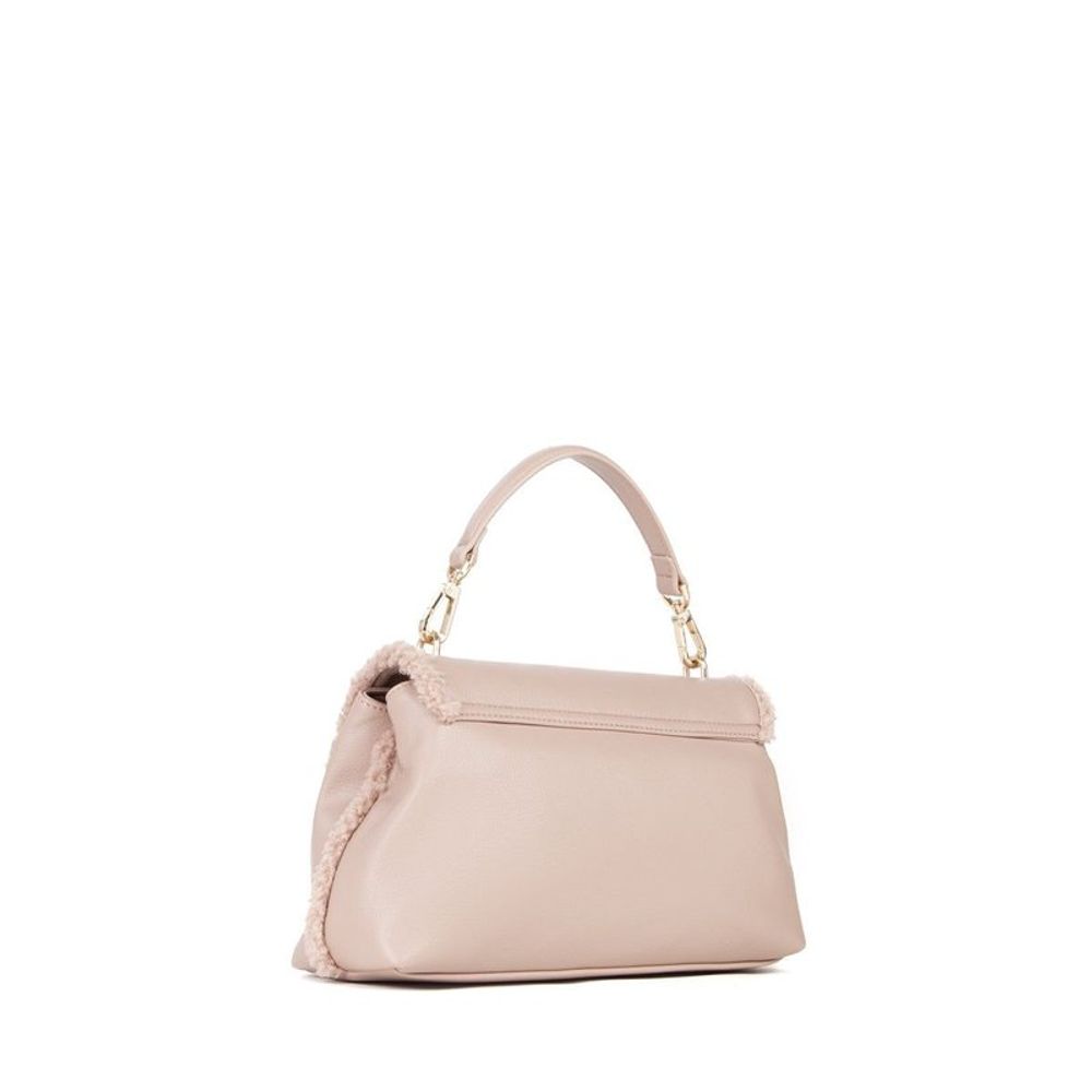 MIRIADE Polyester & Polyurethane Shoulder Bag - Beige