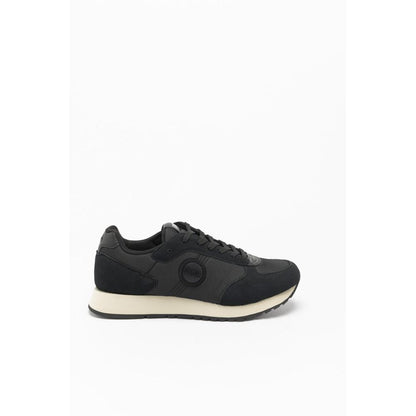 Colmar Black Nylon Low Top Sneakers