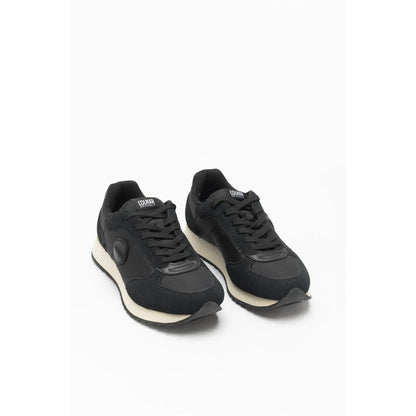 Colmar Black Nylon Low Top Sneakers