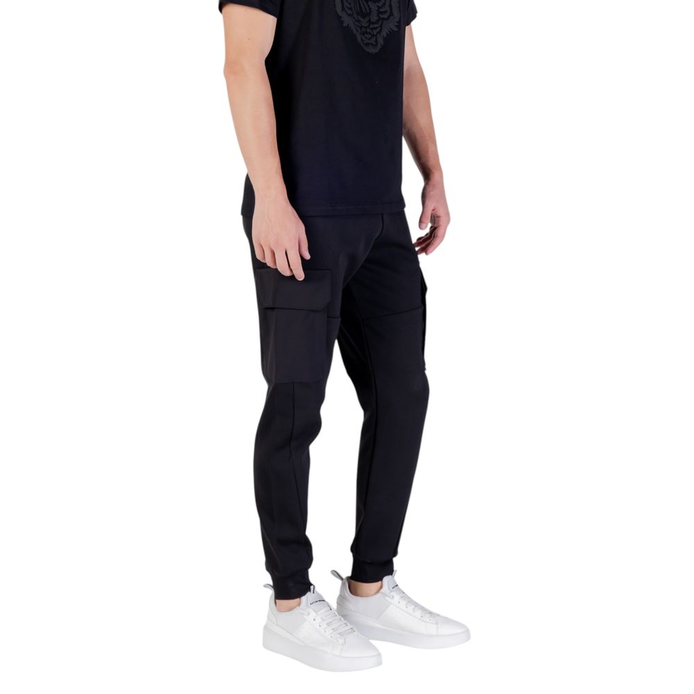 Activewear Jogger Pants by Antony Morato for men in cotton polyester black features an sporty regular-fit with a and long, showcasing sporty .