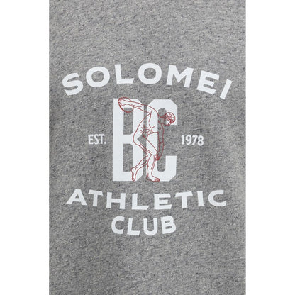Sweatshirt by Brunello Cucinelli for men in cotton gray & print features a unrivaled silhouette with a refined and unrivaled detailing for a sophisticated look.