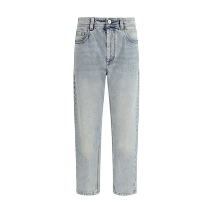 Jeans by Brunello Cucinelli for women in denim cotton blue features a refined silhouette with a refined straight-leg & regular-fit, defined by a and a refined long for a refined finish.