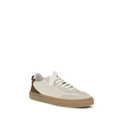 Sneakers by Brunello Cucinelli for women in bos taurus suede calf leather beige presents a on trend silhouette from the Women's Casual Bos Taurus Suede Calf Leather Sneakers collection, showcasing a on trend casual style for an elevated aesthetic.