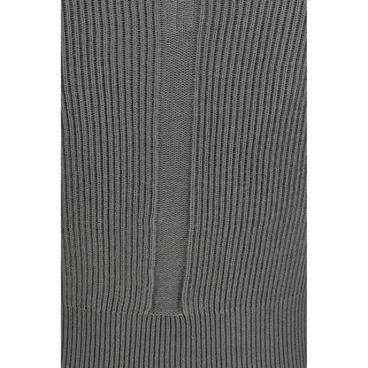 Sweatshirt by Rick Owens for women in virgin wool bicolour features an provocated silhouette, detailed with a provocated and a refined for a sophisticated aesthetic.