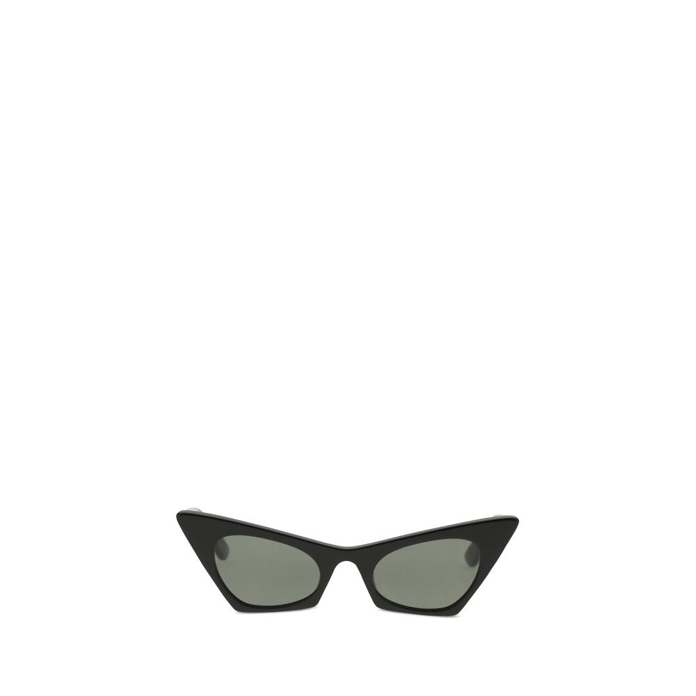 Sunglasses by Alexander McQueen for women in wool polyamide tweed and black, brown & havana featuring an stylish cat-eye frame design with a sophisticated black coloured frame finish and high-performance .