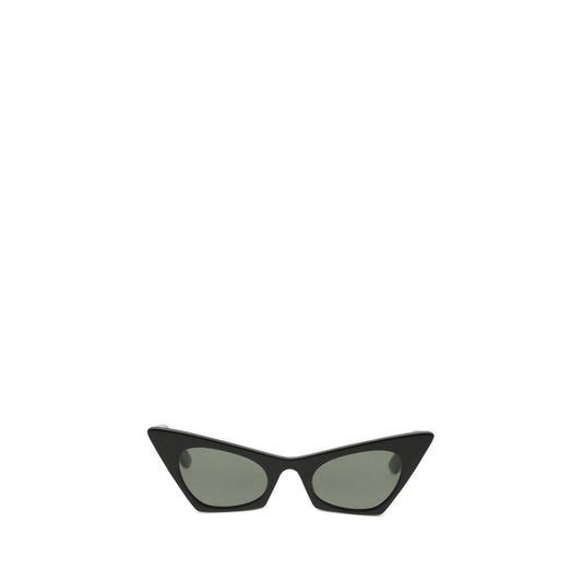 Sunglasses by Alexander McQueen for women in wool polyamide tweed and black, brown & havana featuring an stylish cat-eye frame design with a sophisticated black coloured frame finish and high-performance .