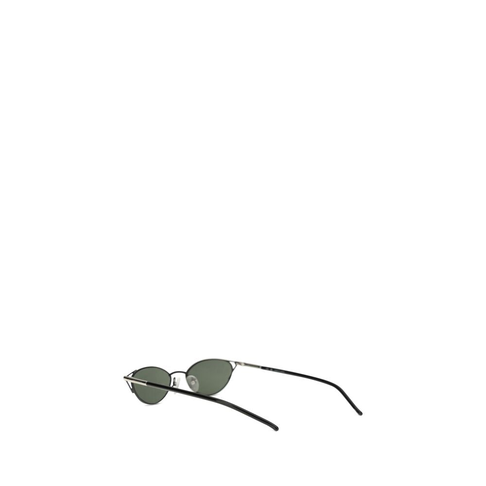 Sunglasses by Alexander McQueen for women in wool polyamide tweed black features an timeless cat-eye frame design with black coloured frame frames and for a timeless finish.