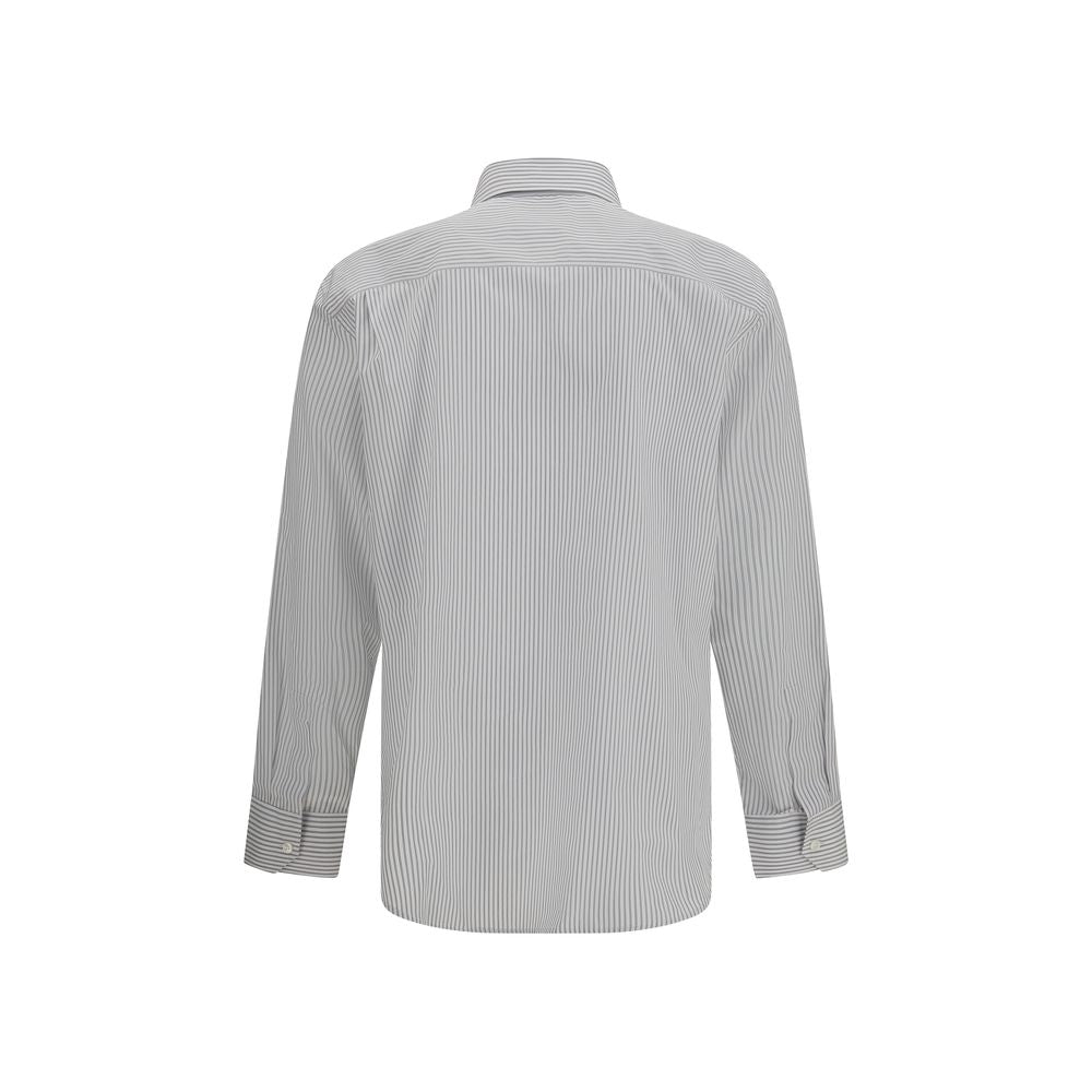 Shirt by Saint Laurent for men in cotton multicolor, patterned & striped showcases a sublime silhouette, artfully detailed with a sublime and for a sophisticated, sublime finish.
