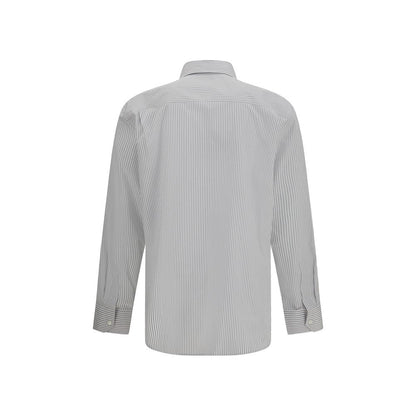 Shirt by Saint Laurent for men in cotton multicolor, patterned & striped showcases a sublime silhouette, artfully detailed with a sublime and for a sophisticated, sublime finish.