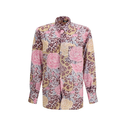 Shirt by GCDS for men in stretch polyester multicolor, patterned & print showcases a sublime silhouette, artfully detailed with a sublime and long-sleeve for a sophisticated, sublime finish.