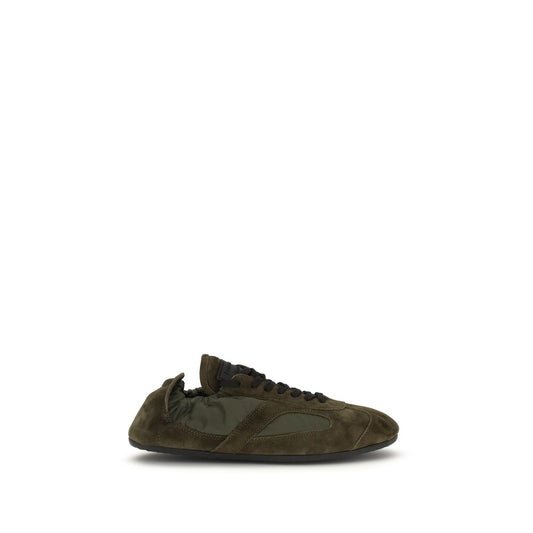 Sneakers by Proenza Schouler for women in bos taurus suede calf leather & nylon bicolour & silver features an fashionable silhouette, showcasing the premium Track Women's Low Top Bos Taurus Suede Calf Leather & Nylon Sneakers in a fashionable low-top style that offers a fashionable finish for refined style.