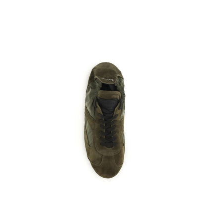 Sneakers by Proenza Schouler for women in bos taurus suede calf leather & nylon bicolour & silver features a chic design, perfectly showcasing the chic low-top style of this Track Women's Low Top Bos Taurus Suede Calf Leather & Nylon Sneakers.