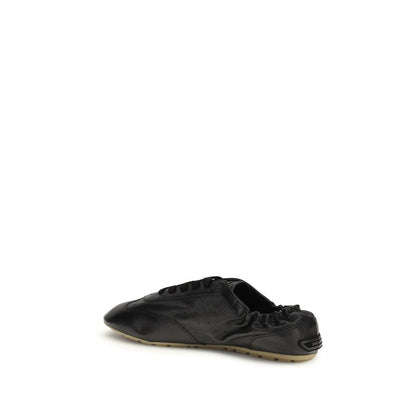 Saint Laurent Men's Athletic Bos Taurus Calf Leather Sneakers - Black Signature