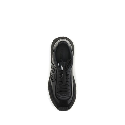 Dolce & Gabbana Men's Athletic TU & Bos Taurus Calf Leather Sneakers - Black