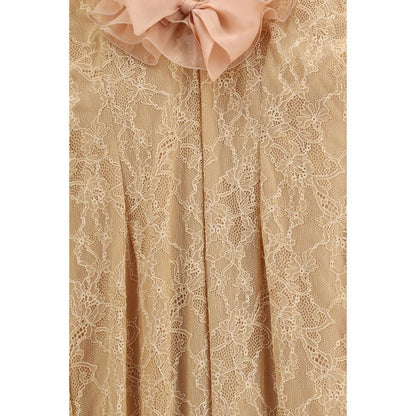 Dress by Alessandra Rich for women in polyamide & lyocell multicolor & patterned features an eye catching silhouette with a sophisticated , elegant , and a refined long for a eye catching aesthetic.