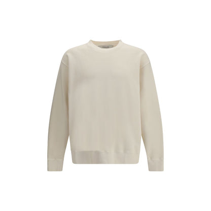 Sweatshirt by Golden Goose for men in cotton beige, gold, white & signature features an magnificent silhouette, showcasing a sophisticated and long-sleeve detail for a truly magnificent finish.