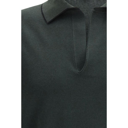 Polo Shirt by Tom Ford for men in cotton & silk bicolour features a eye catching silhouette, showcasing a refined and for a eye catching finish.