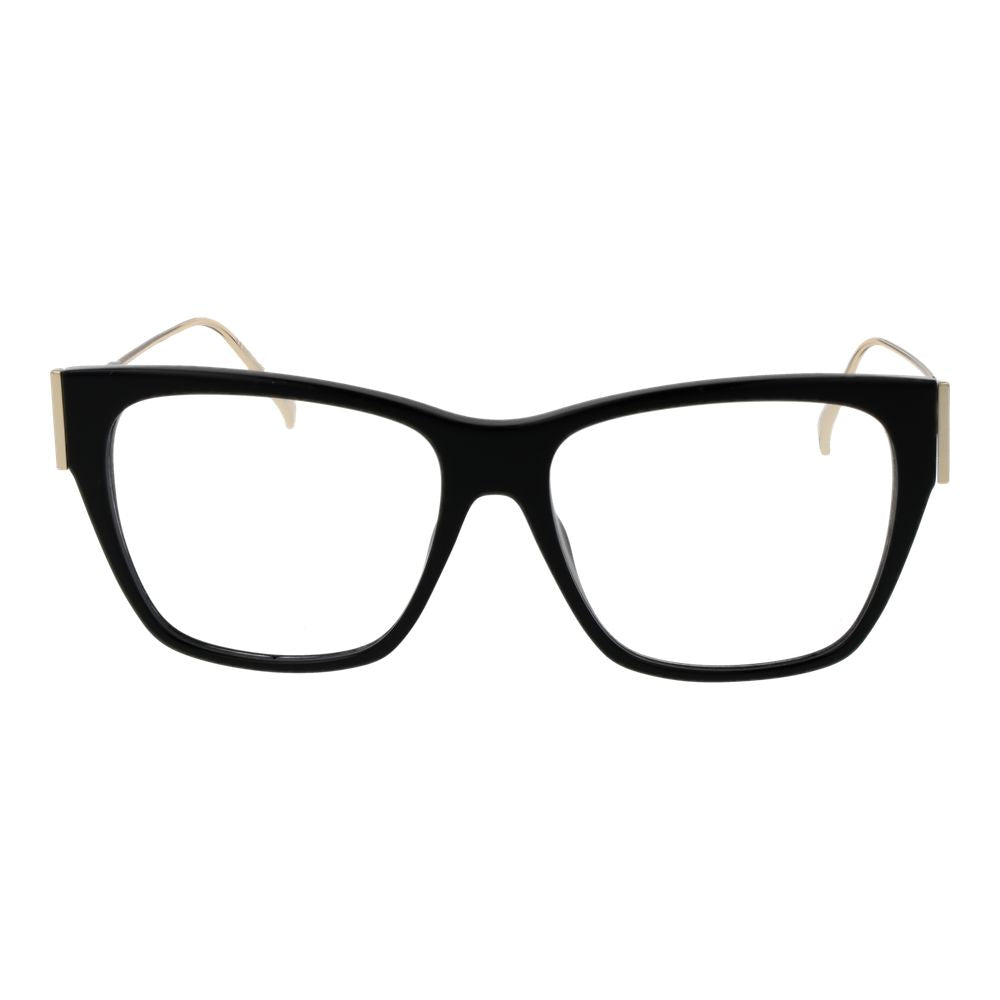 Eyeglasses Frames by Tod's for women in black features an refined silhouette, showcasing the refined black coloured frame and sophisticated full-frame frame design.