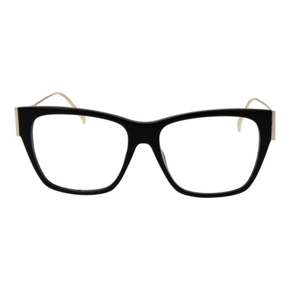 Eyeglasses Frames by Tod's for women in black features an refined silhouette, showcasing the refined black coloured frame and sophisticated full-frame frame design.