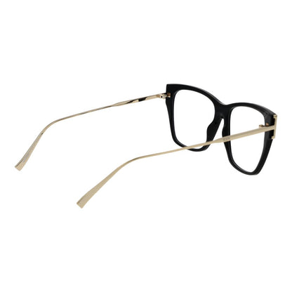 Eyeglasses Frames by Tod's for women in black features an refined silhouette, showcasing the refined black coloured frame and sophisticated full-frame frame design.