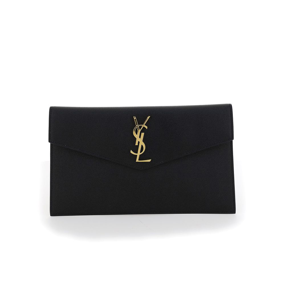 Wallet by Saint Laurent for women in bos taurus calf leather black features a sleek silhouette, showcasing the sleek Bos Taurus Calf Leather Wallet design with sophisticated for a premium look.