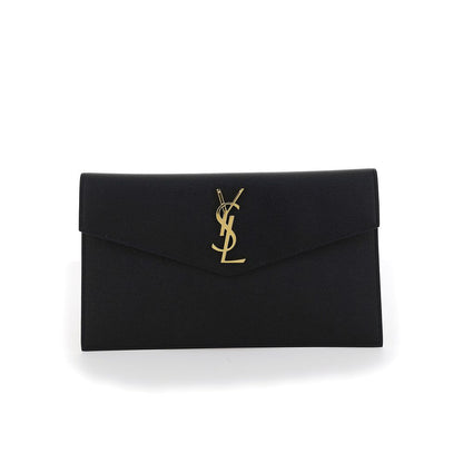 Wallet by Saint Laurent for women in bos taurus calf leather black features a sleek silhouette, showcasing the sleek Bos Taurus Calf Leather Wallet design with sophisticated for a premium look.