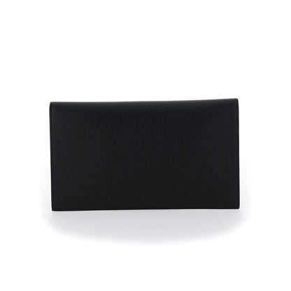 Wallet by Saint Laurent for women in bos taurus calf leather black presents a architectural silhouette from the Bos Taurus Calf Leather Wallet collection, showcasing architectural for a architectural finish.