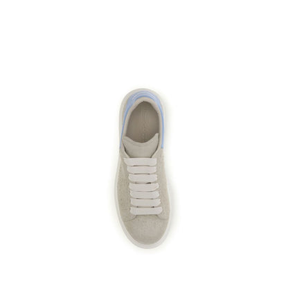 Sneakers by Alexander McQueen for men in bos taurus calf suede leather beige & signature features an versatile design from the Icon Men's Chunky Bos Taurus Calf Suede Leather Sneakers collection, highlighting a versatile chunky style for a premium, high-fashion look.