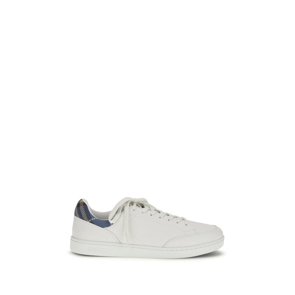 Sneakers by Burberry for men in bos taurus calf leather white & print features an versatile design from the Men's Low Top Bos Taurus Calf Leather Sneakers collection, highlighting a versatile low-top style for a premium, high-fashion look.