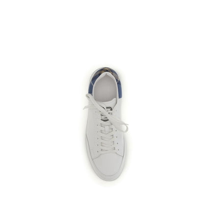 Sneakers by Burberry for men in bos taurus calf leather white & print features an fashionable silhouette, showcasing the premium Men's Low Top Bos Taurus Calf Leather Sneakers in a fashionable low-top style that offers a fashionable finish for refined style.