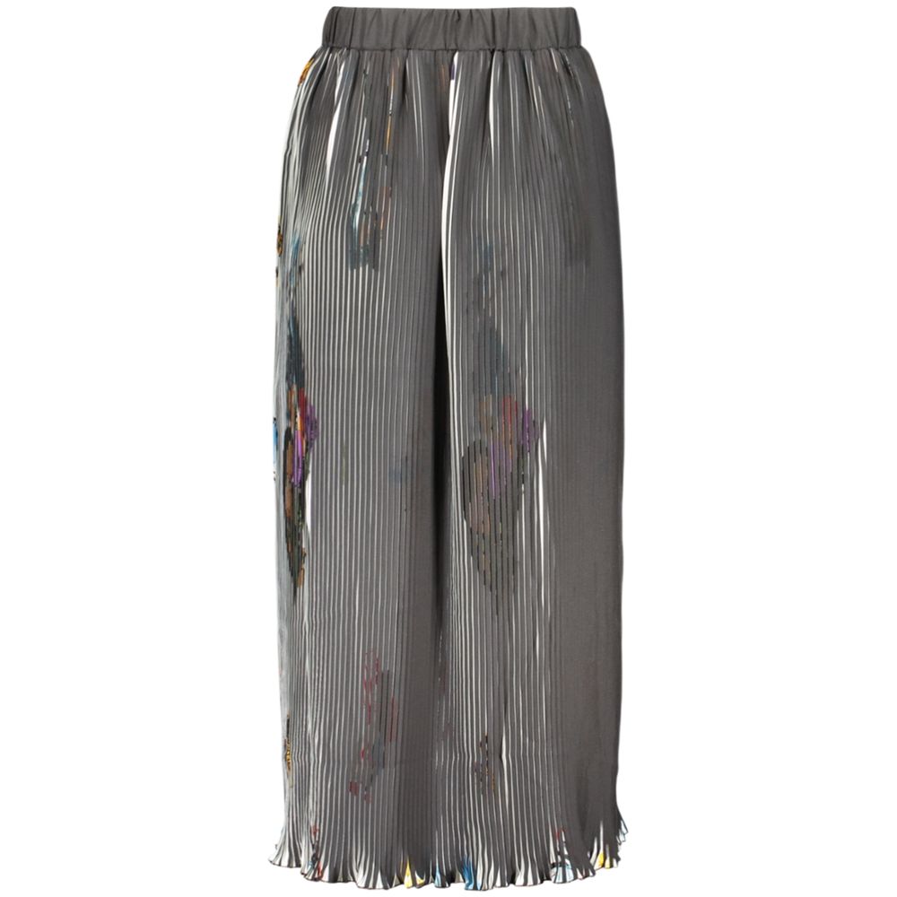 Skirt by Desigual for women in polyester black features a sublime silhouette, showcasing the sublime design of the Women's Polyester Skirt in a sophisticated long.