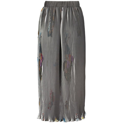Skirt by Desigual for women in polyester black features a sublime silhouette, showcasing the sublime design of the Women's Polyester Skirt in a sophisticated long.