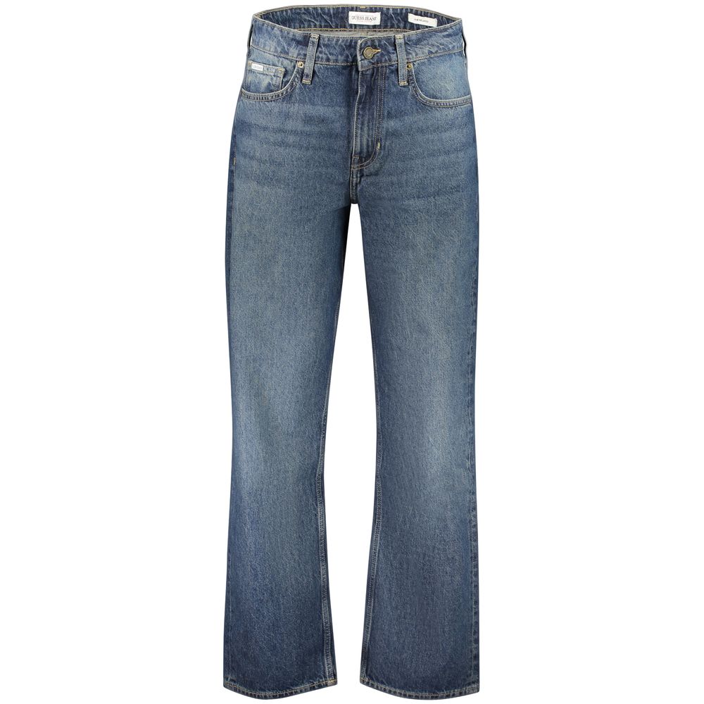 Jeans by Guess Jeans for men in denim cotton blue presents a tailored silhouette, showcasing a tailored relaxed-fit and long cut with a refined for a truly tailored aesthetic.