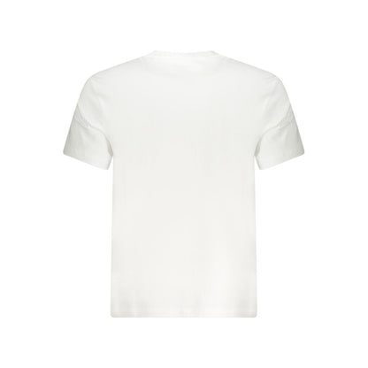 Guess Jeans Crisp Men's Regular-Fit Short-Sleeve Crew Neck Cotton Activewear T-Shirt - White Signature