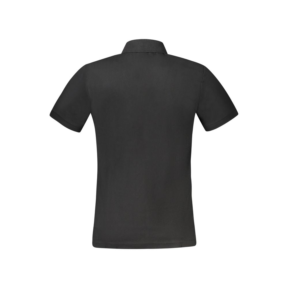 Polo Shirt by Hugo Boss for men in stretch cotton black & white presents a distinguished silhouette, showcasing a sophisticated and distinguished for a truly distinguished finish.
