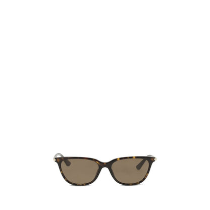 Sunglasses by Alexander McQueen for women in wool polyamide tweed and brown & signature presents a enviable silhouette, featuring brown coloured frame and cat-eye frame design with for a enviable look.
